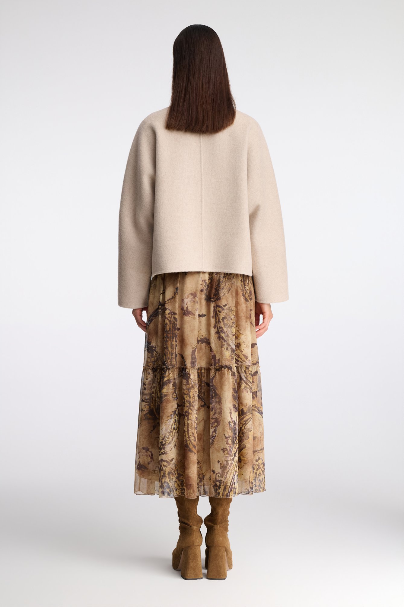 1509/B6 Wool jacket with jewelled fastenings