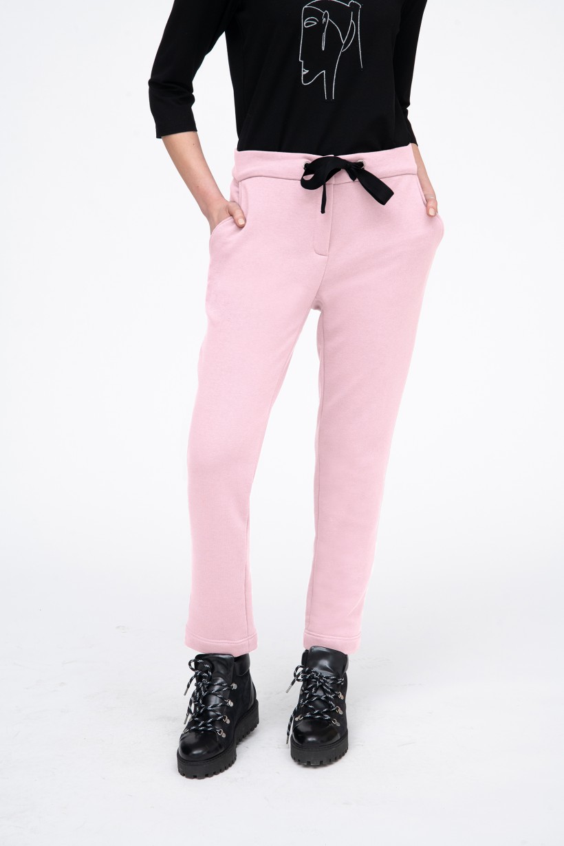 Spodnie dresowe w kolorze różowym