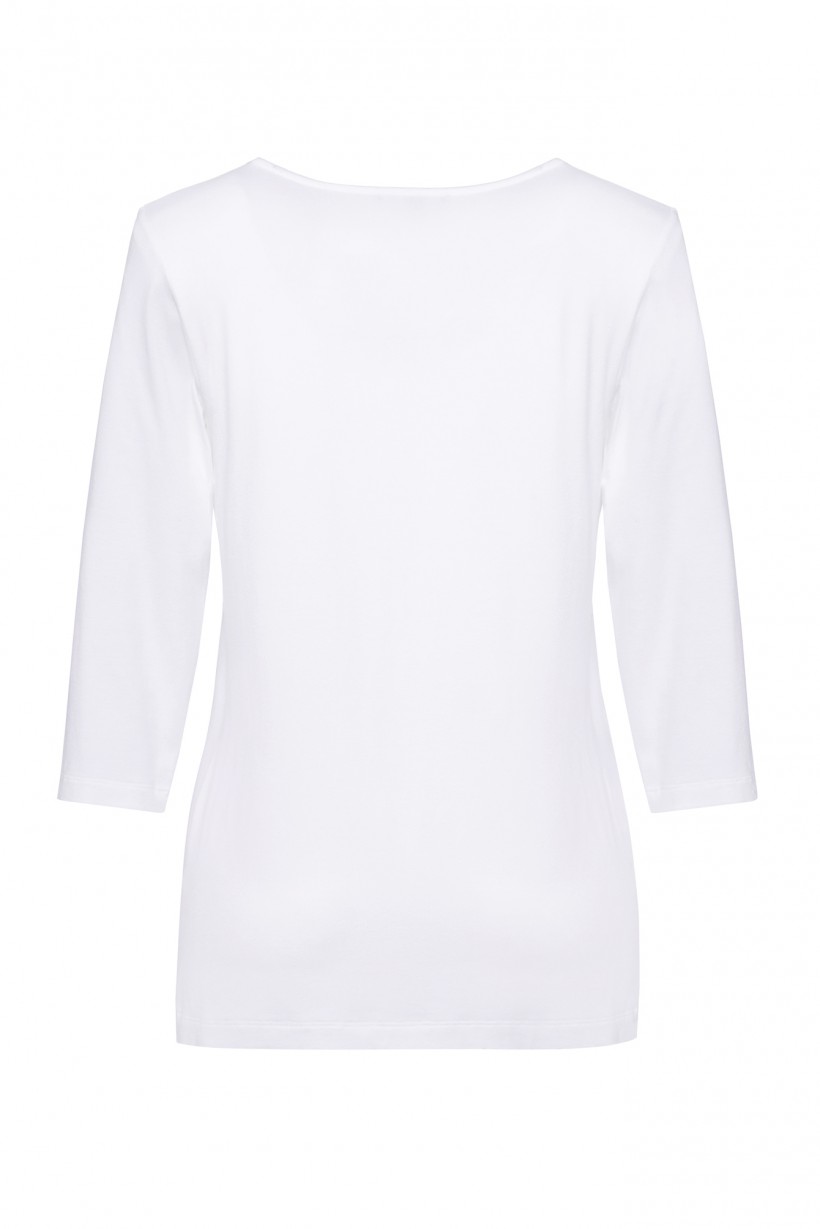 Biały t-shirt z nadrukiem 