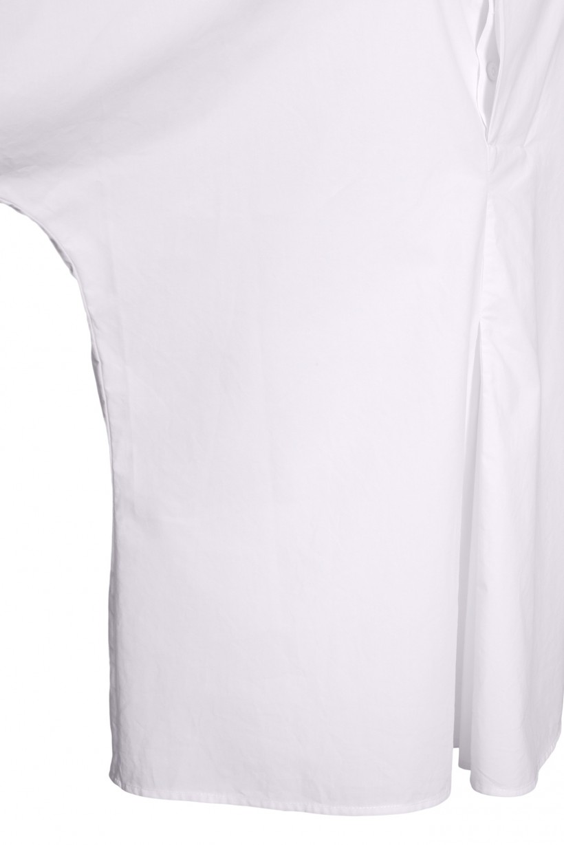 Biała koszulowa bluzka