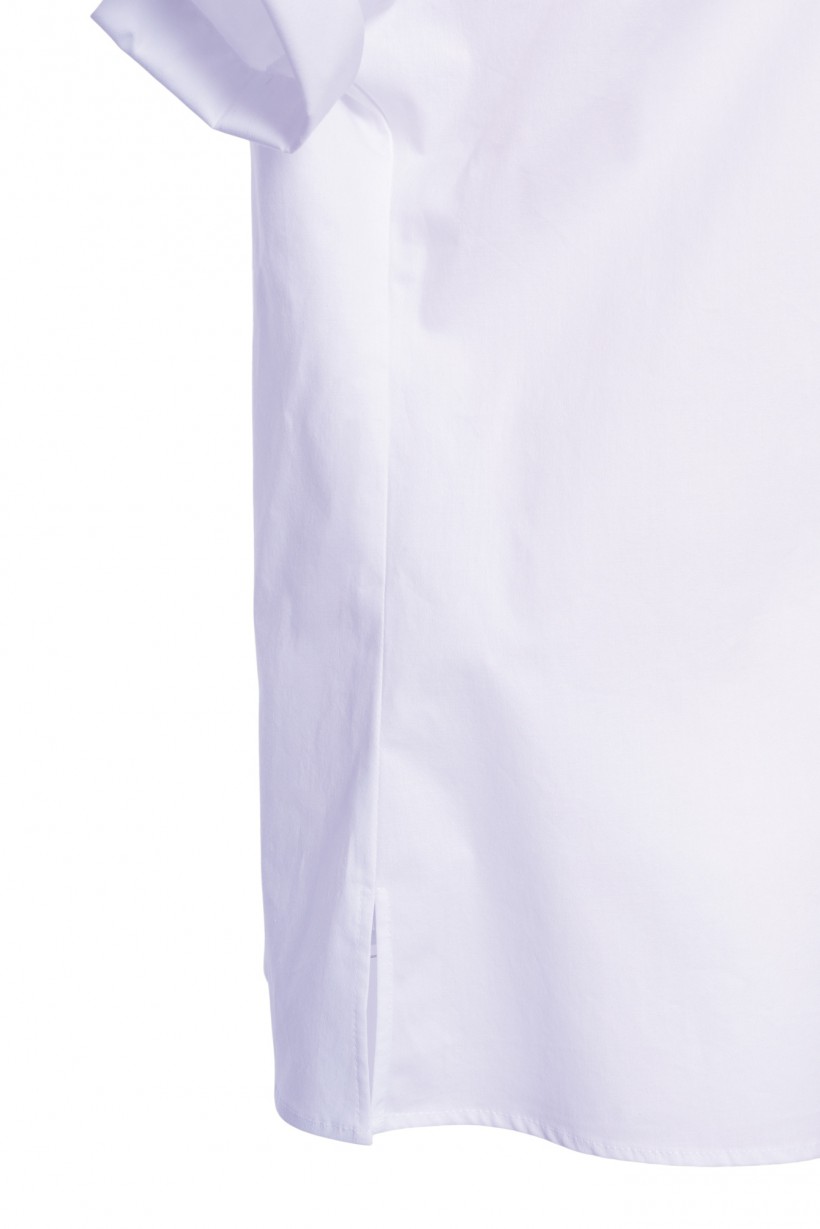 Biała bawełniana bluzka