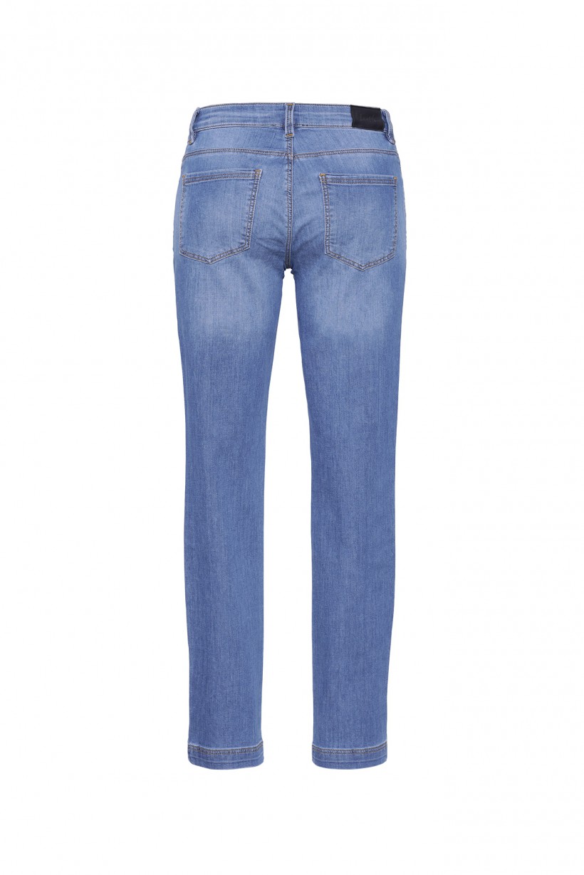 Spodnie typu jeansy w kolorze jasnoniebieskim 