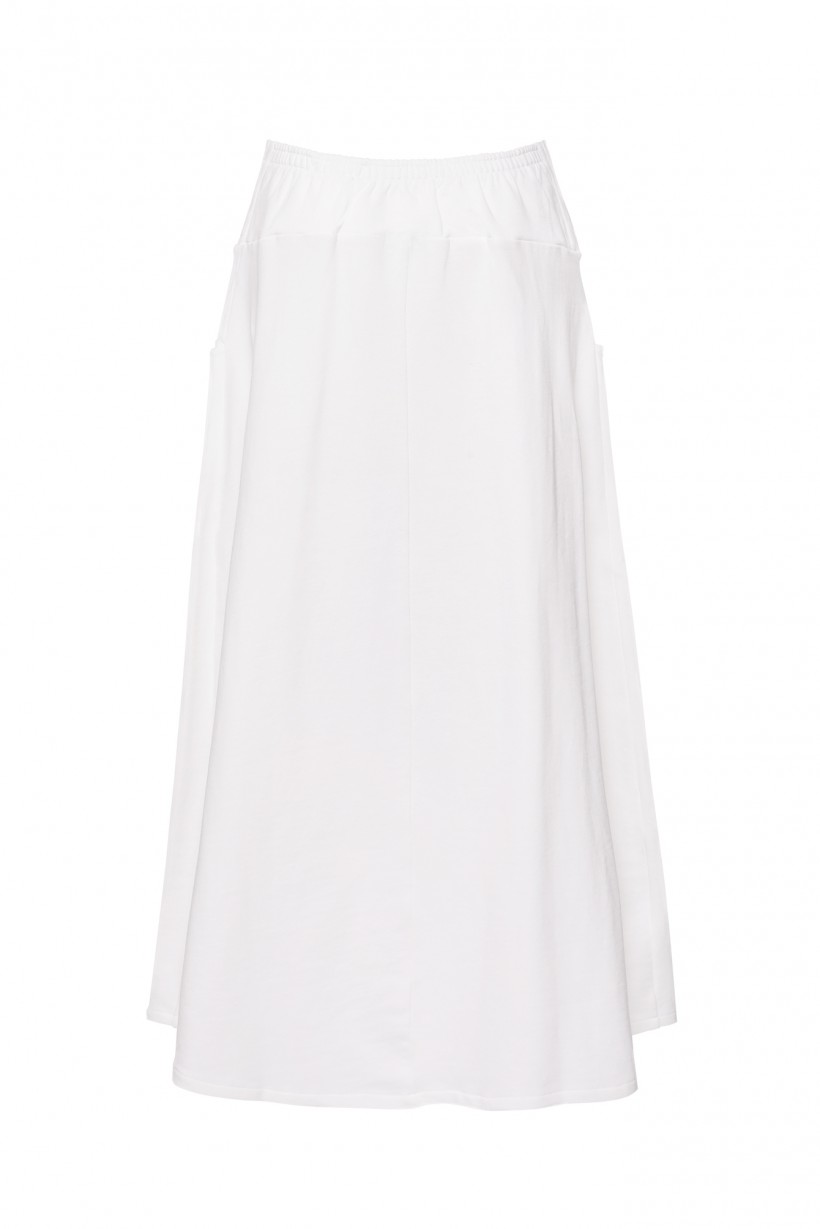 Spódnica dresowa w kolorze białym 