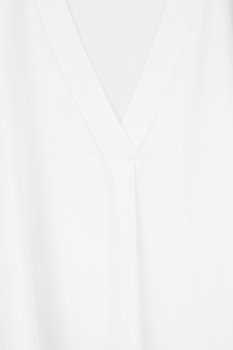 Biała bluzka z cienkiej wiskozy