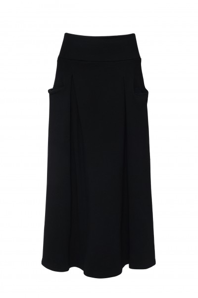 Bawełniana spódnica dresowa w kolorze czarnym